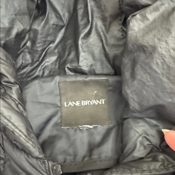 Lane Bryant Black Puffer Coat with Hood and pair of Spyder Gloves - Picture 10 of 15